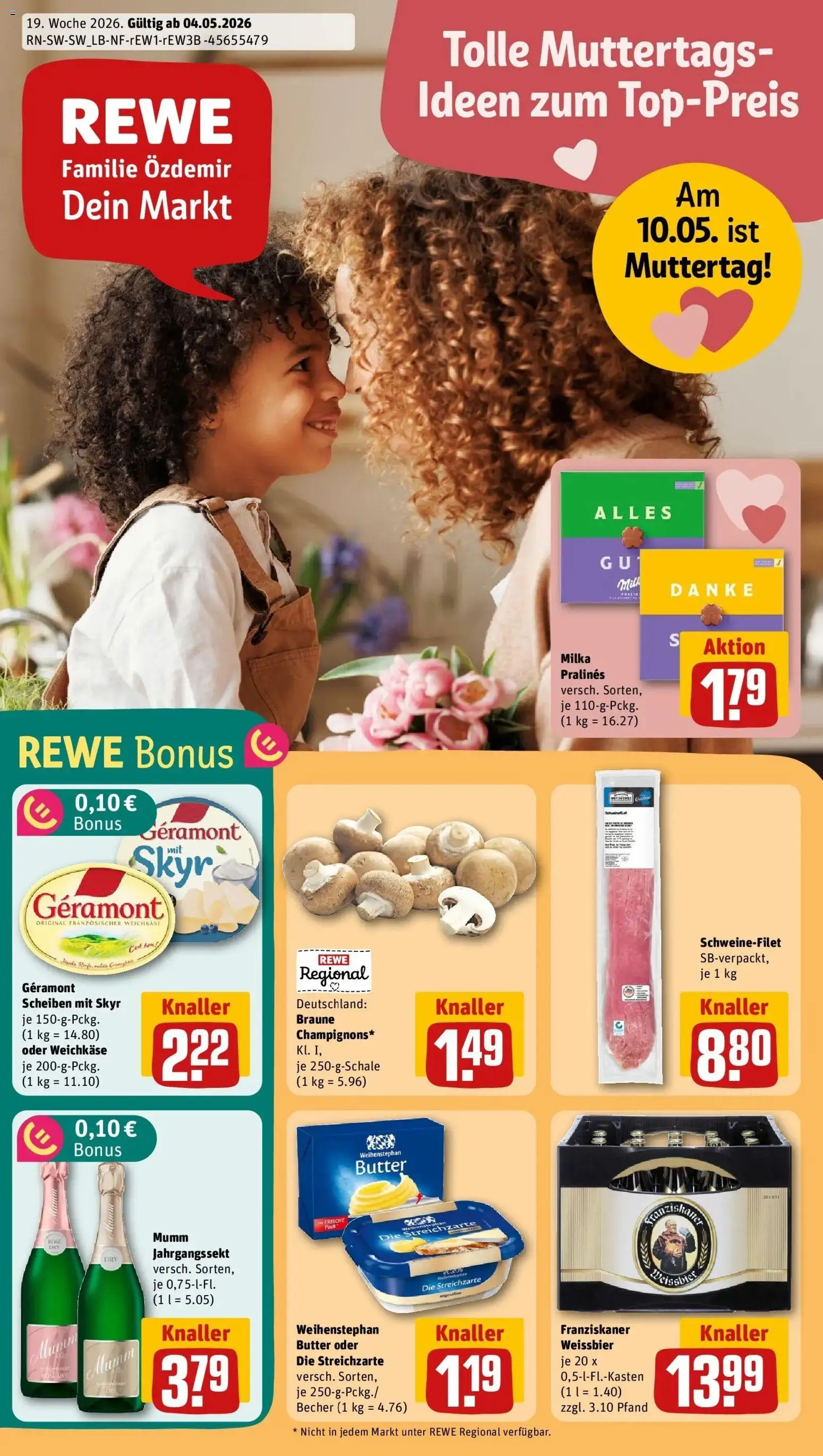 Vorschau von dem Prospekt des Geschäftes Rewe, gültig ab dem 04.05.2026