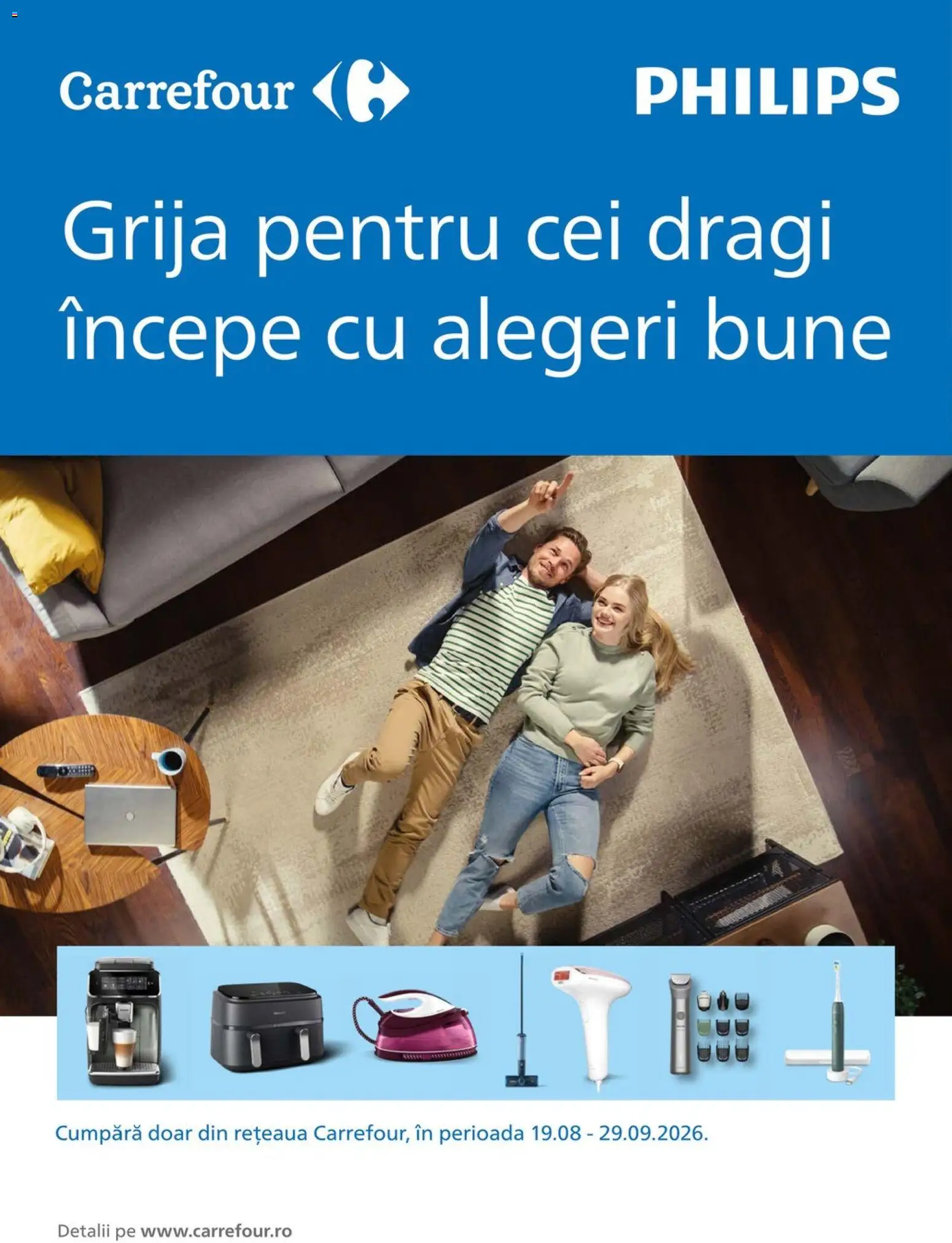 Previzualizarea de cataloage: Carrefour Carrefour Catalog Philips valabil de la 19.08.2026