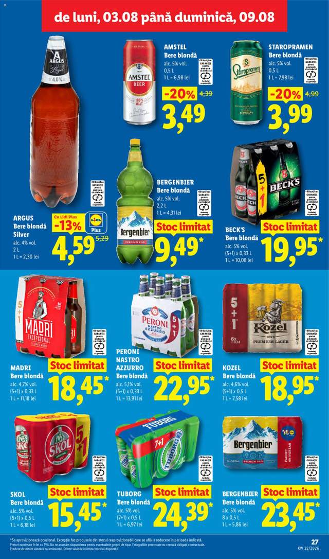 Noul catalog Lidl de la 03.08.