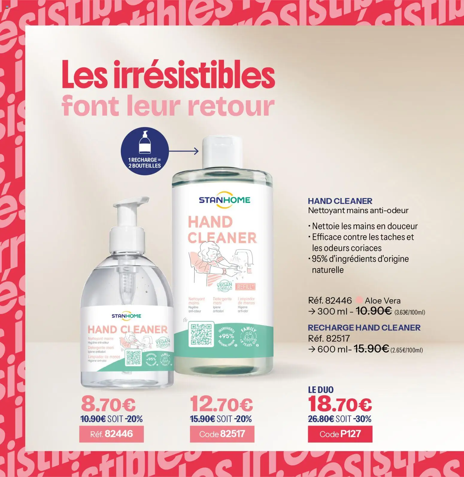 Prévisualisation de Stanhome catalogue du magasin Stanhome formulaire valide 31/08/2026 - Aloe vera, Hygiène