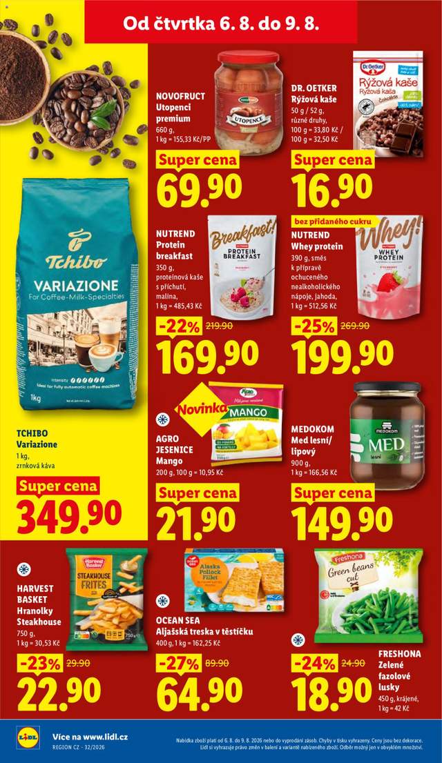 Nový Lidl leták od 06.08.