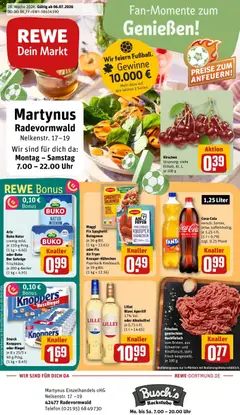 Vorschau von dem Prospekt des Geschäftes Rewe, gültig ab dem 05.07.2026