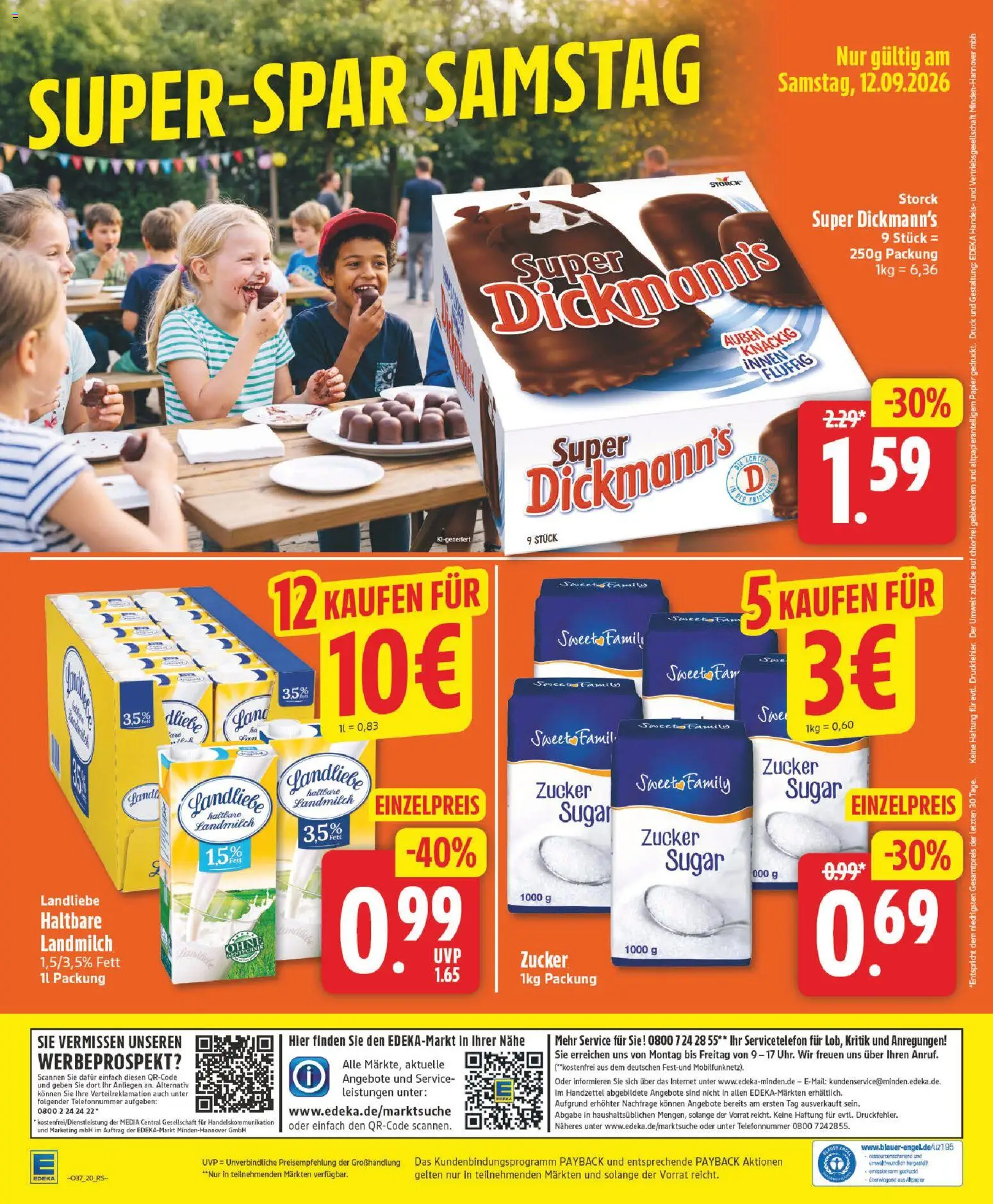Vorschau von dem Prospekt des Geschäftes Edeka, gültig ab dem 07.09.2026 - Zucker