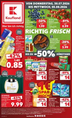Vorschau von dem Prospekt des Geschäftes Kaufland, gültig ab dem 30.07.2026