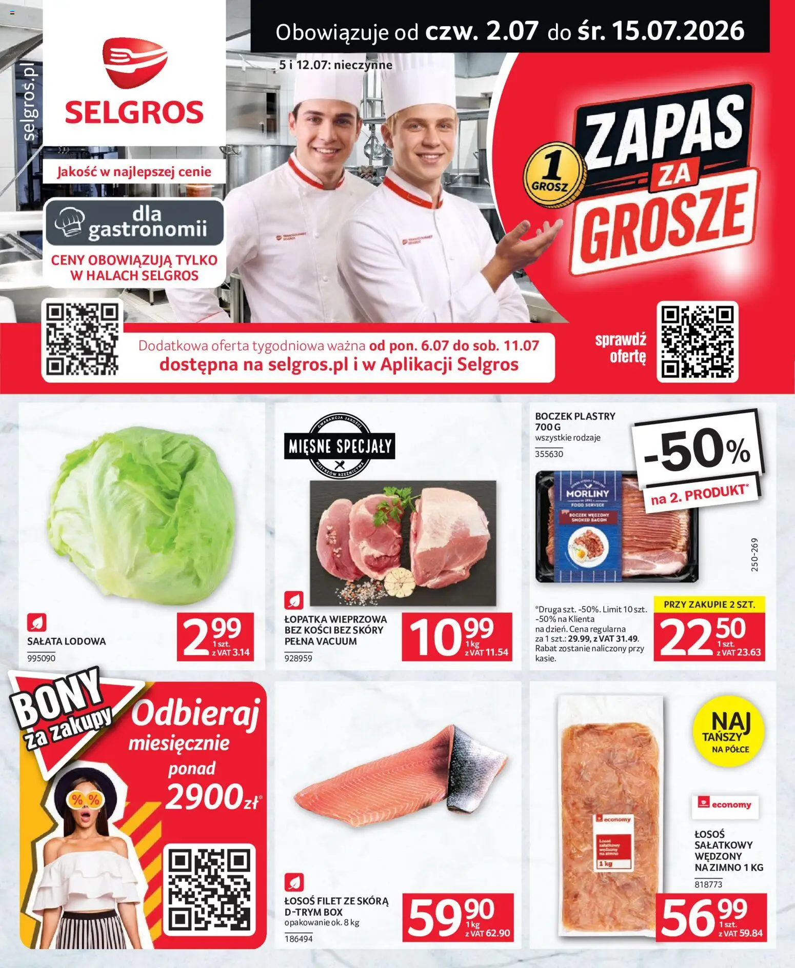 Pogląd gazetki "Selgros cash&carry gazetka - Oferta dla gastronomii" ze sklepu Selgros cash&carry ważnej od 02.07.2026