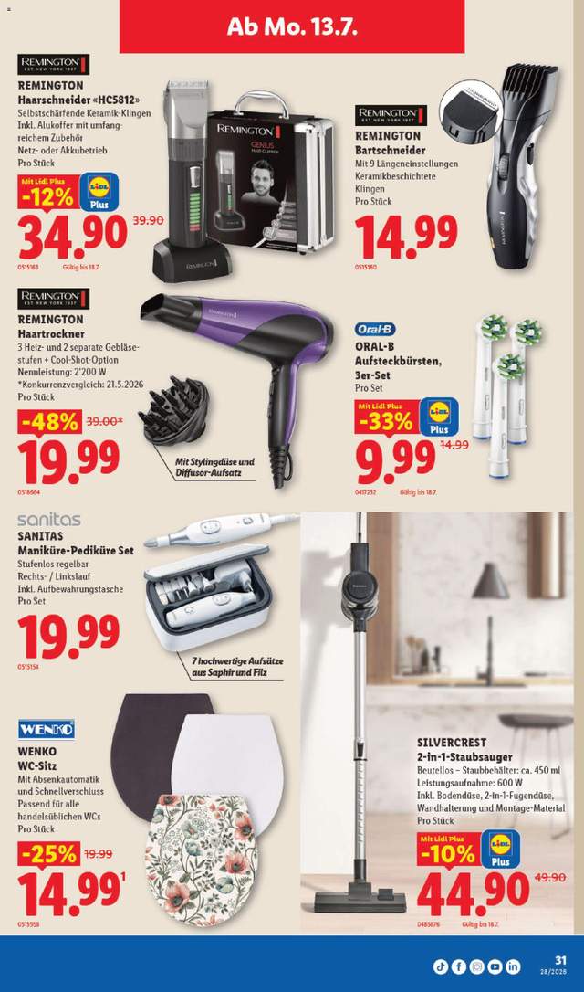 Neue Lidl Aktionen ab 09.07.