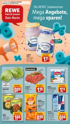 Vorschau von dem Prospekt des Geschäftes Rewe, gültig ab dem 21.09.2026