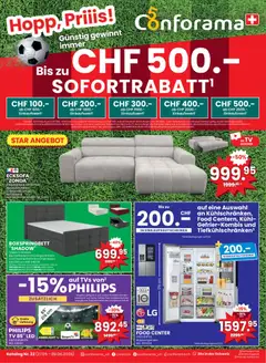 Vorschau des Merkblatts Conforama aktionen Hopp, Pris vom Shop Conforama gültig von 27.05.2026 bis 09.06.2026