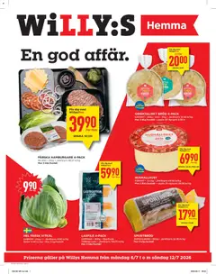 Förhandsgranska reklamblad Willys erbjudanden Hemma från butik Willys gäller från 06/07/2026