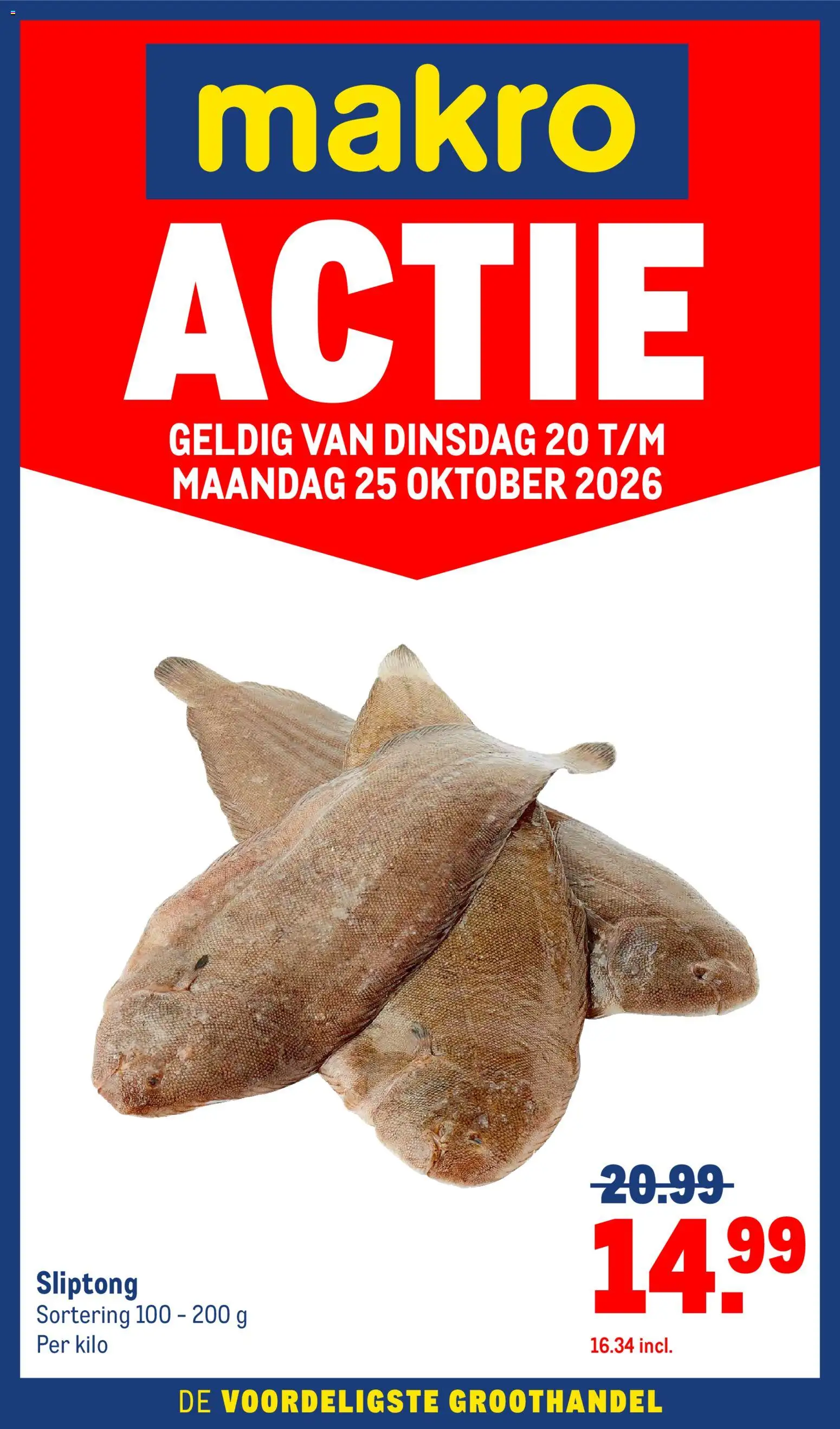 Voorbeeld van Makro folder - Actie van winkel Makro geldig vanaf 20-10-2026