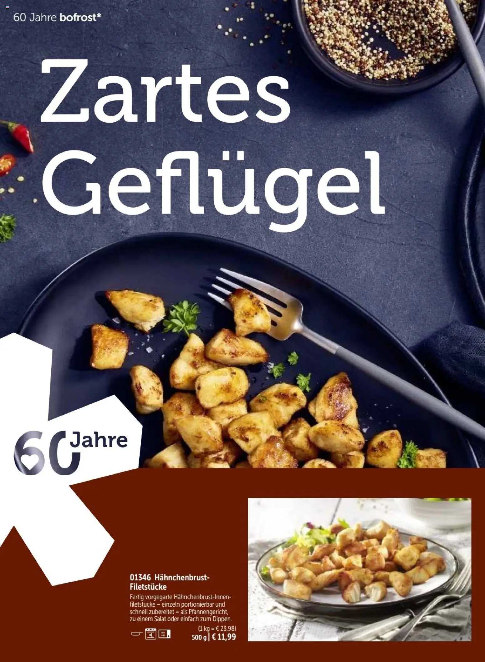 Vorschau von dem Prospekt des Geschäftes Bofrost, gültig ab dem 07.09.2026 - Salat, Hahnchenbrust