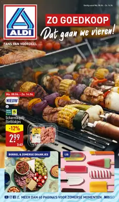 Voorbeeld van Aldi folder - Buiten eten van winkel Aldi geldig vanaf 08-06-2026