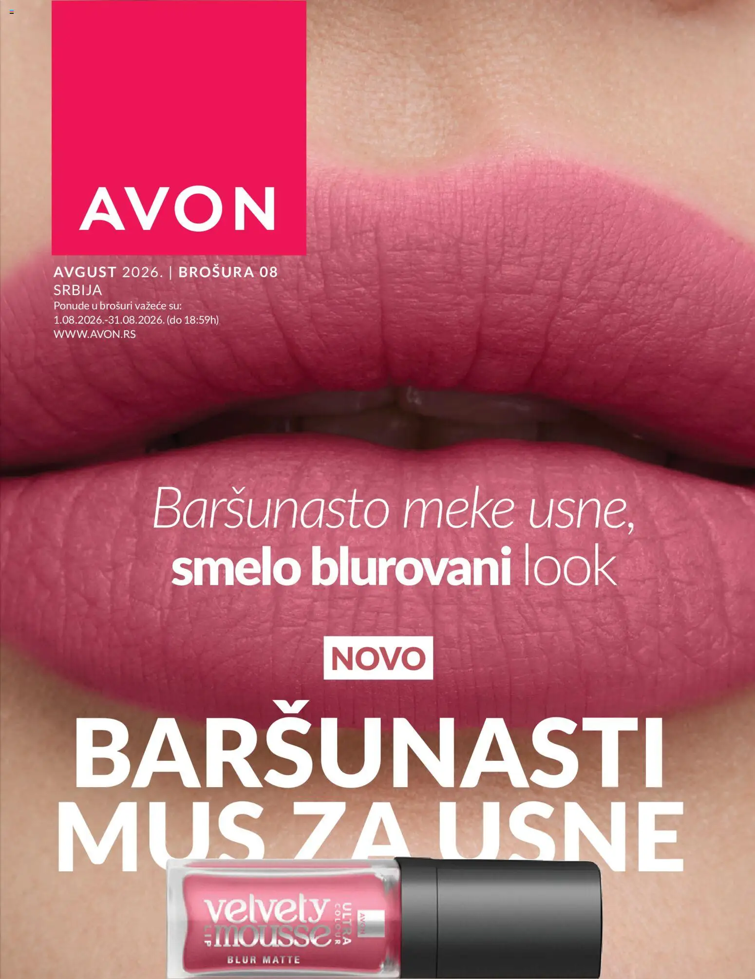 Pregled AVON kataloga - važi od 01.08.2026