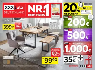 Vorschau von dem Prospekt des Geschäftes XXXLutz, gültig ab dem 27.06.2026
