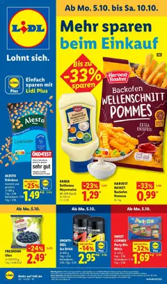 Vorschau von dem Prospekt des Geschäftes Lidl, gültig ab dem 05.10.2026