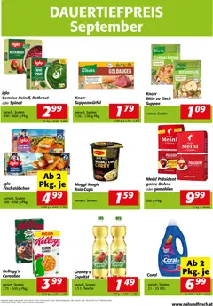 Vorschau der Angebote: Nah und Frisch Nah und Frisch - Dauertiefpreise September gültig ab 01.09.2026