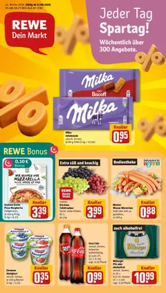 Vorschau von dem Prospekt des Geschäftes Rewe, gültig ab dem 17.08.2026