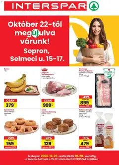 Interspar - Interspar akciós újság Sopron megtekintése, amely érvényes 2026.10.22.-től