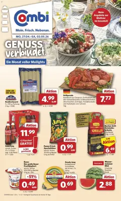Vorschau von dem Prospekt des Geschäftes Combi, gültig ab dem 27.04.2026