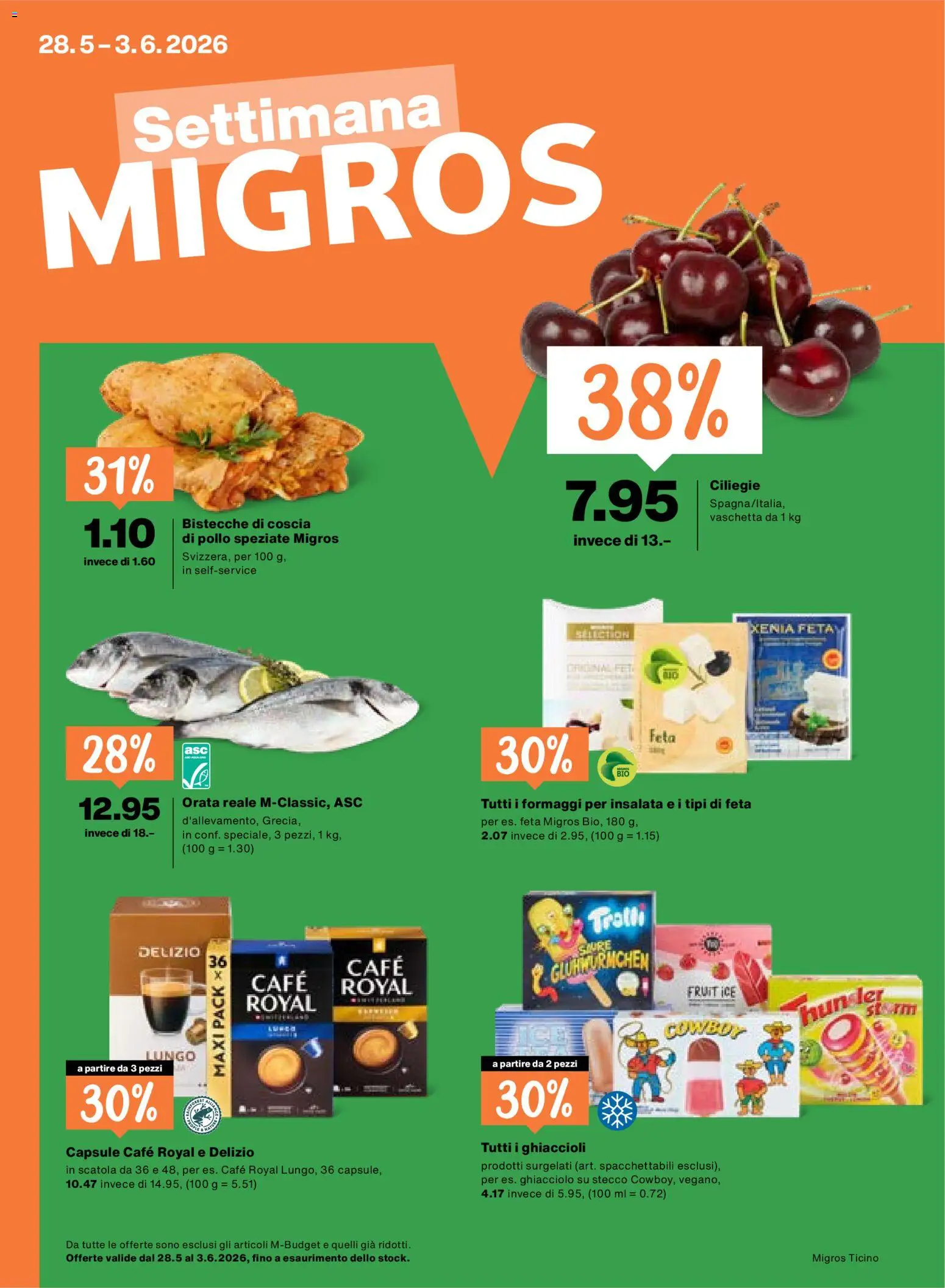 Vorschau des Merkblatts Migros aktionen IT vom Shop Migros gültig von 28.05.2026 bis 03.06.2026