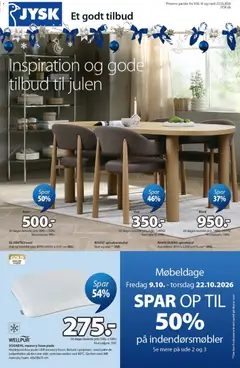 Eksempel på tilbudsavis JYSK - Tilbudsavis fra butik JYSK gyldig fra 09/10/2026