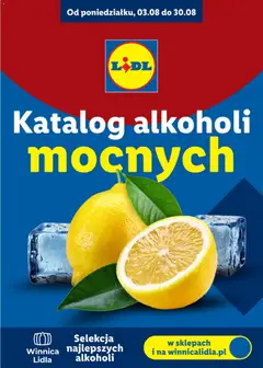 Pogląd gazetki "Lidl Katalog alkoholi mocnych" ze sklepu Lidl ważnej od 03.08.2026