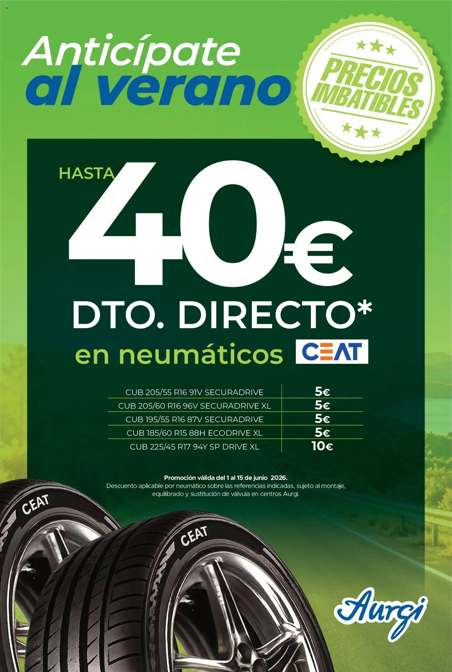 Vista previa del folleto de la tienda Aurgi válido desde el 01/06/2026 