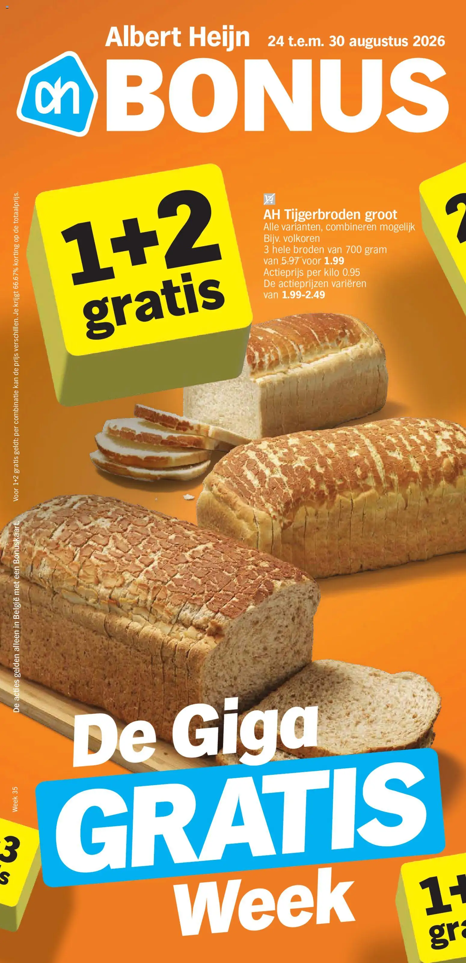 Voorbeeld van Albert Heijn Folder week / de la semaine 35 van winkel Albert Heijn geldig vanaf 24/08/2026