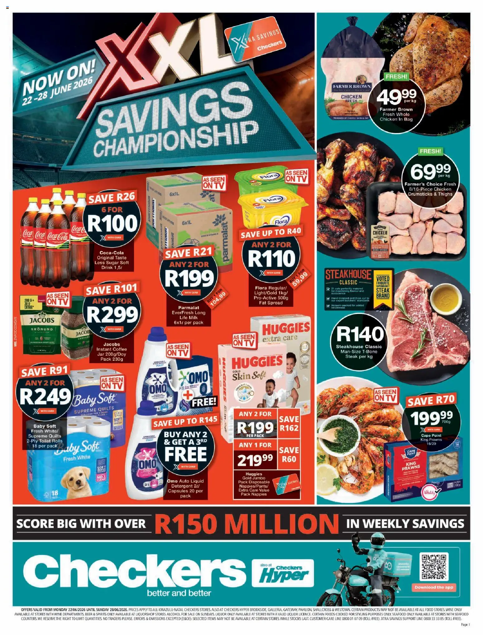 Preview of Checkers flyer valid from 22/06/2026