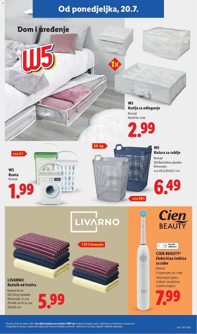 Novi Lidl katalog od 20.07.