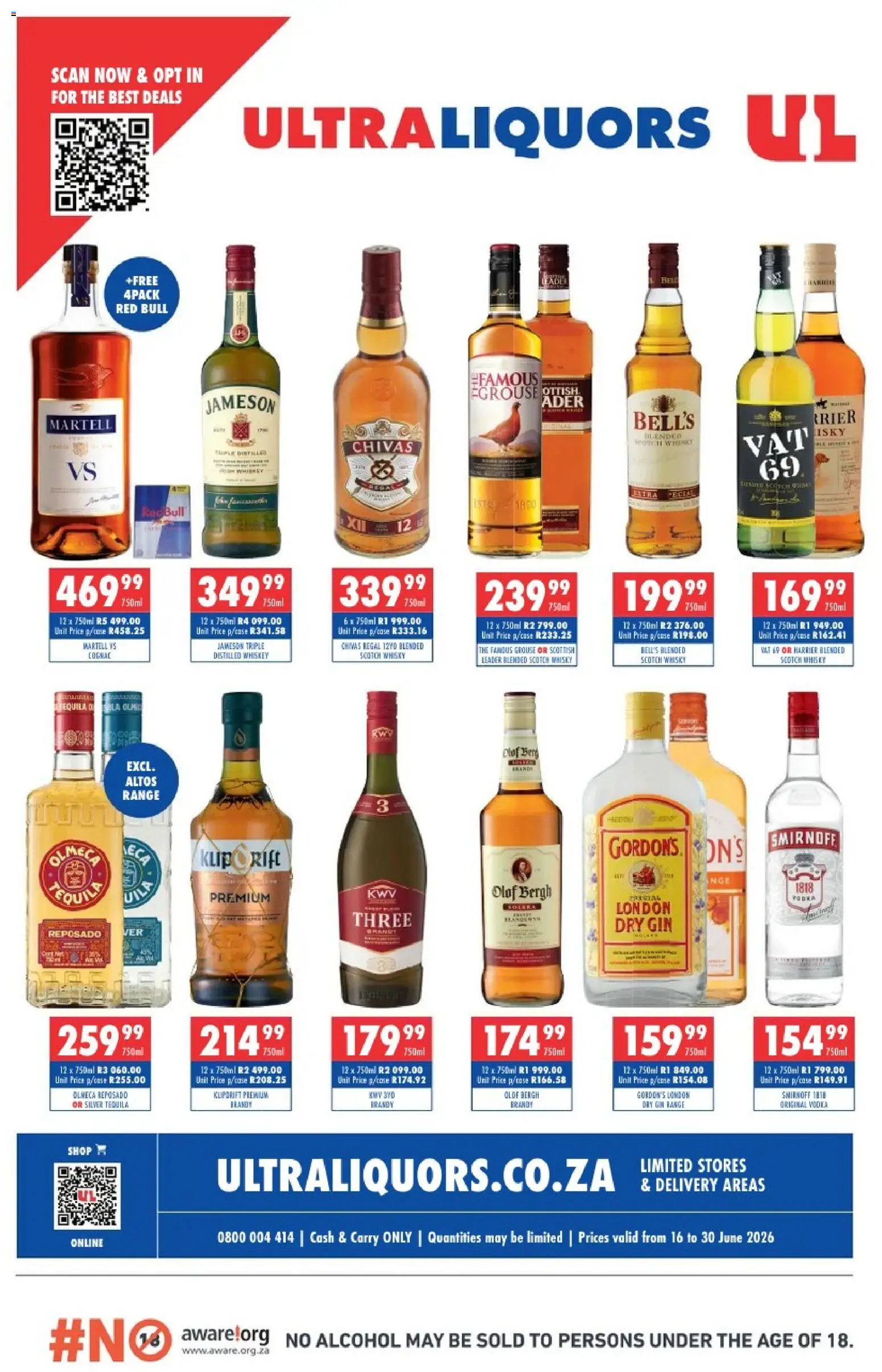 Preview of Ultra Liquors flyer valid from 16/06/2026