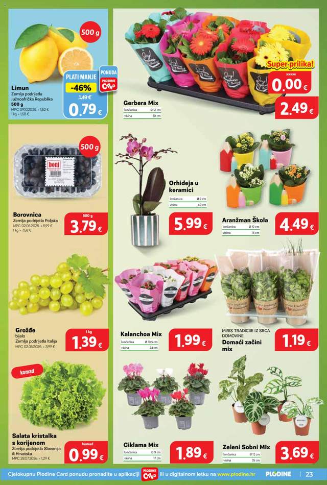 Novi Plodine katalog od 19.08.