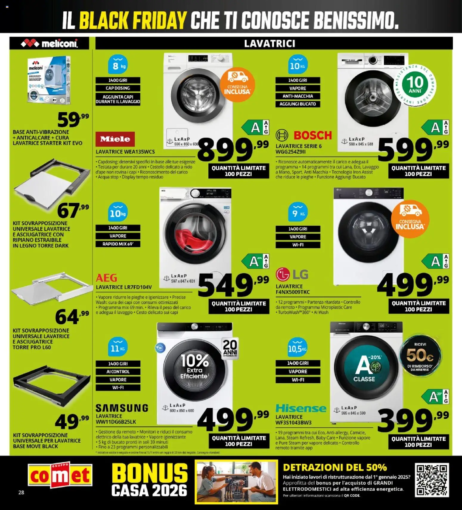 Anteprima dell'opuscolo Comet Black Friday dal negozio Comet valido da 29/10/2026