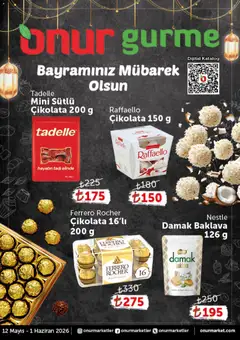 Onur Market Onur Market - Katalog Gurme 12.05.2026 - Broşürünün önizlemesi