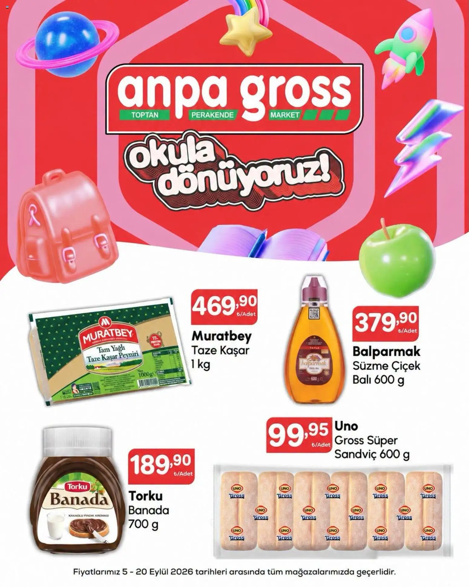 Anpa Gross Anpa Gross - Okula dönüş 05.09.2026 - Broşürünün önizlemesi