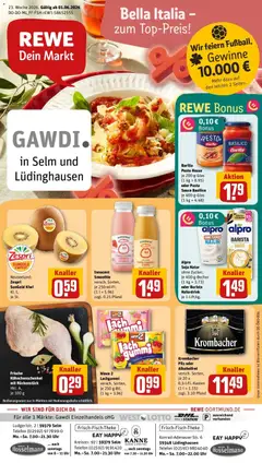 Vorschau von dem Prospekt des Geschäftes Rewe, gültig ab dem 01.06.2026