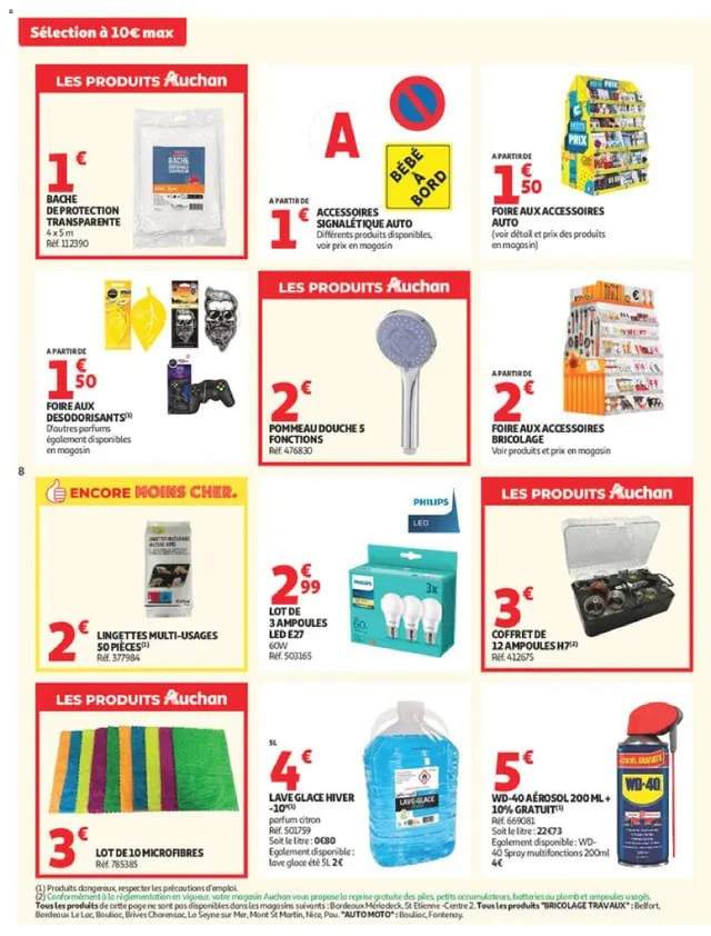 Nouveau catalogue Auchan à partir du 15/09