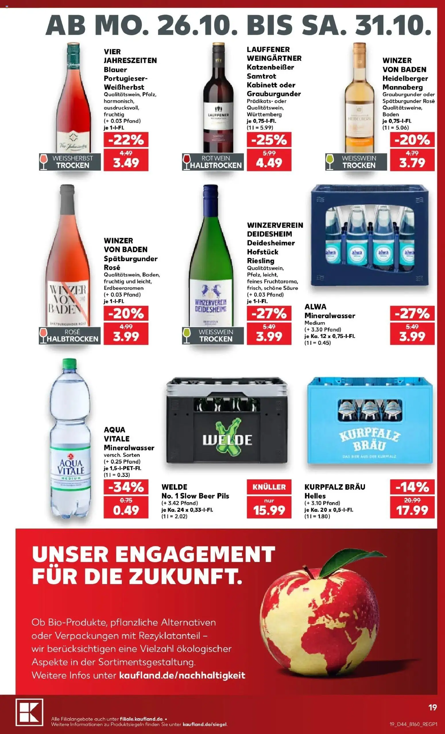 Vorschau von dem Prospekt des Geschäftes Kaufland, gültig ab dem 26.10.2026