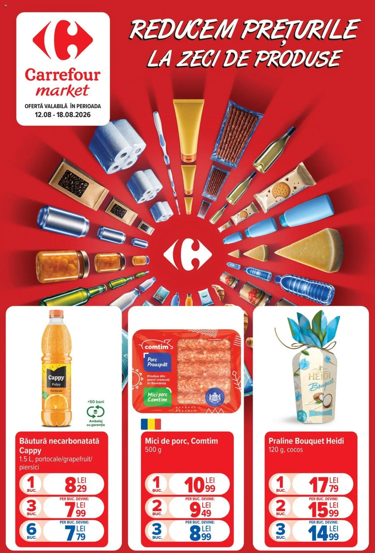Previzualizarea de cataloage: Carrefour Carrefour Catalog Market valabil de la 12.08.2026