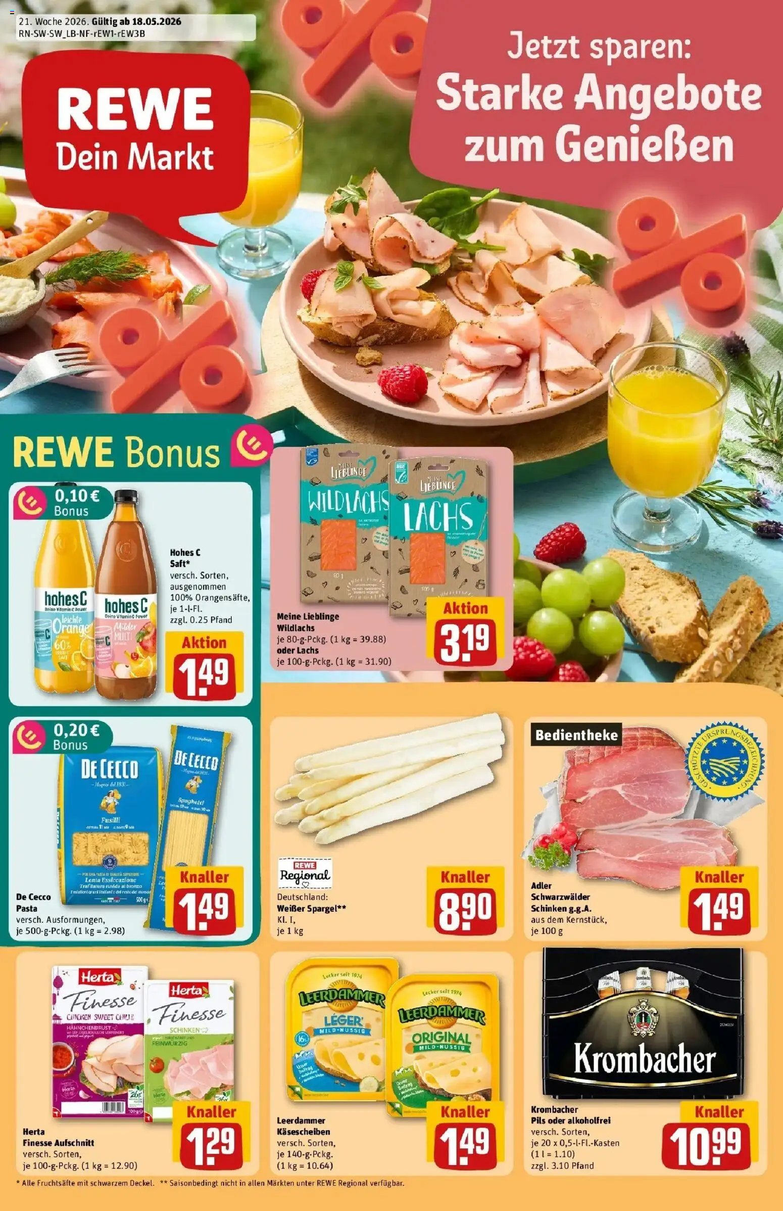 Vorschau von dem Prospekt des Geschäftes Rewe, gültig ab dem 17.05.2026