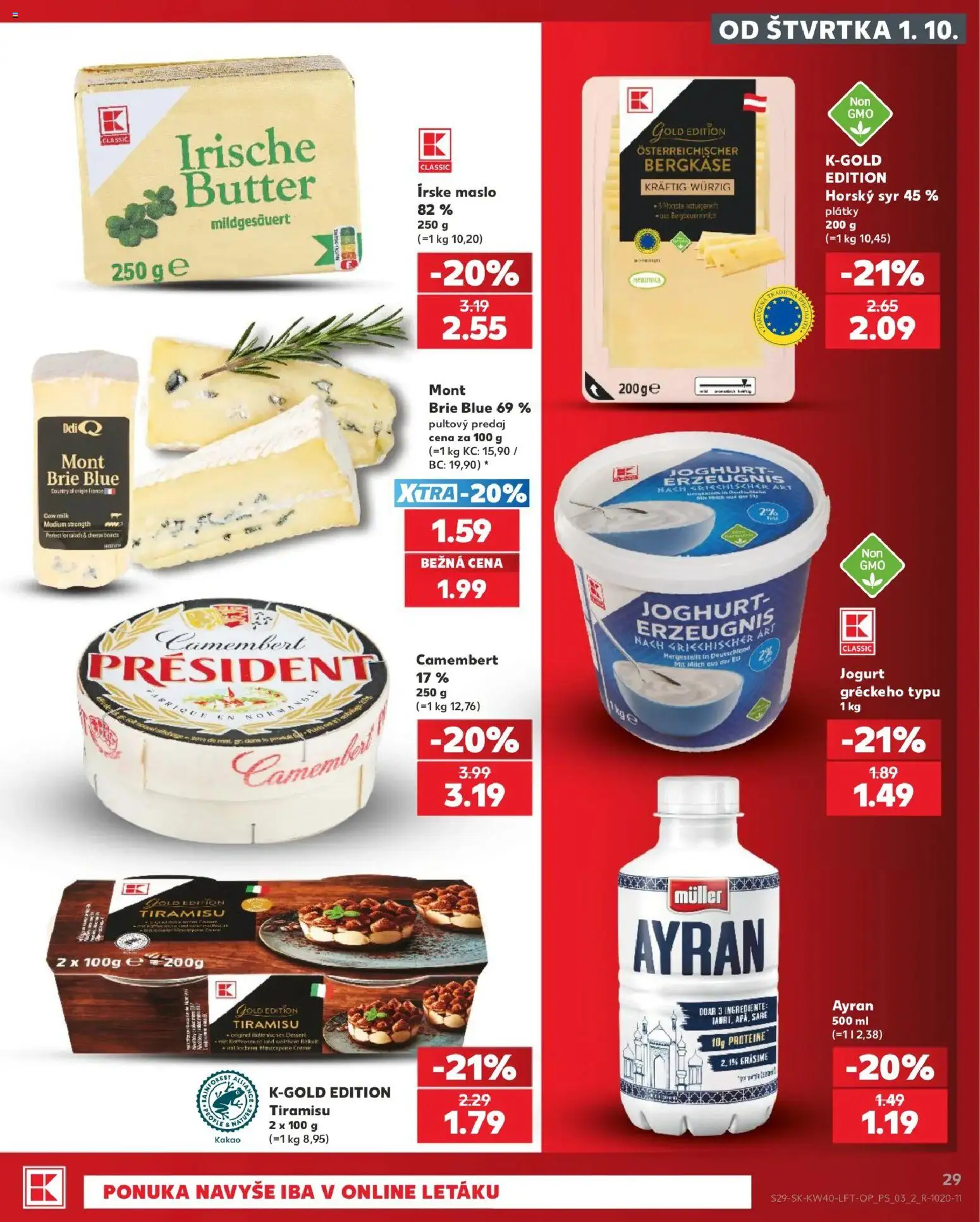 Náhľad Kaufland letáku platného od 01.10.2026