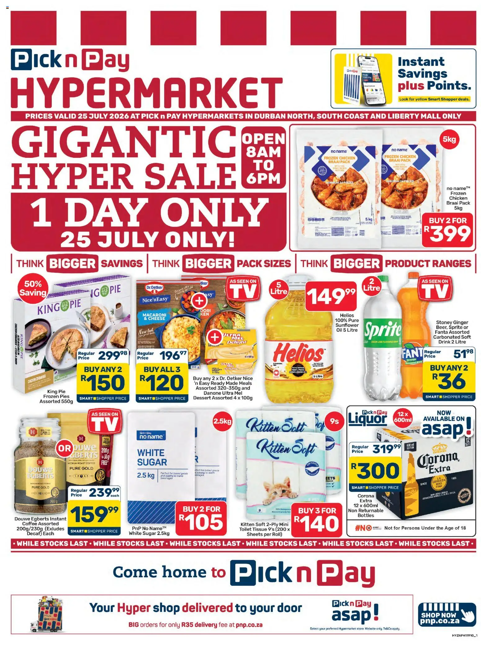 Preview of Pick n Pay flyer valid from 25/07/2026