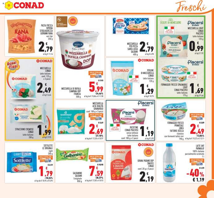 Nuovo volantino Conad dal 26/08