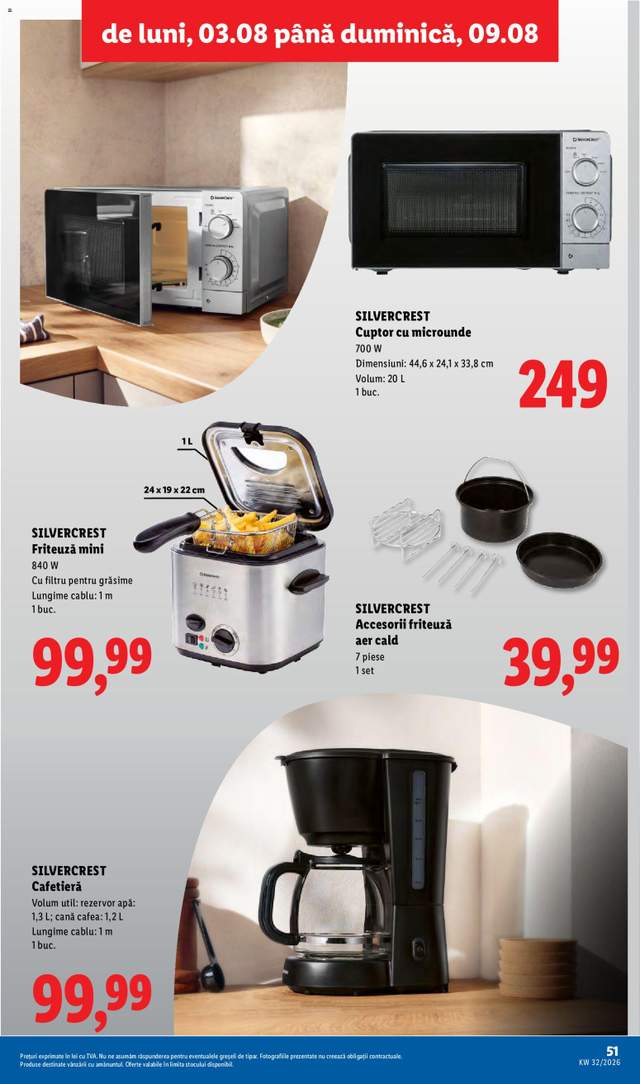 Noul catalog Lidl de la 03.08.