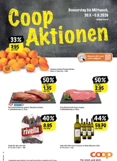 Vorschau des Merkblatts Coop aktionen vom Shop Coop gültig von 30.07.2026 bis 05.08.2026