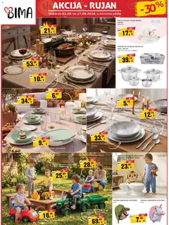 Pregled letka Bima Katalog trgovine Bima vrijedi od 01.09.2026