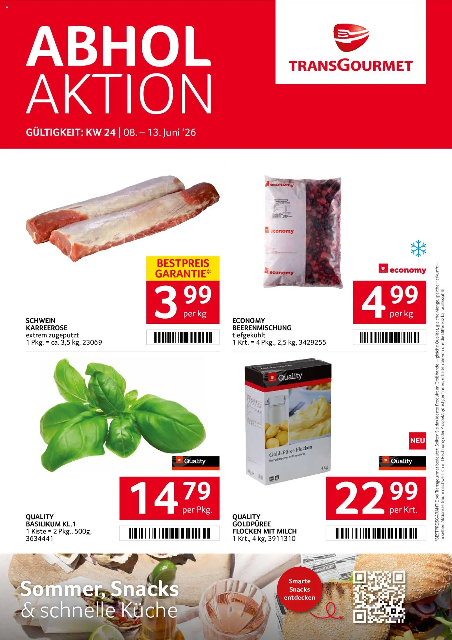 Vorschau der Angebote: Transgourmet Transgourmet Flugblatt gültig ab 08.06.2026