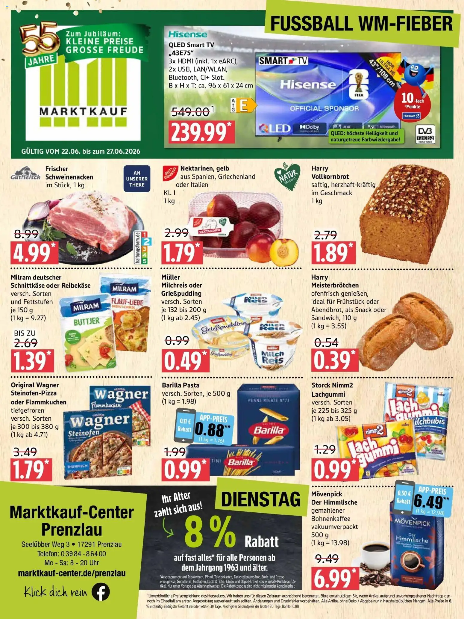 Vorschau von dem Prospekt des Geschäftes Marktkauf, gültig ab dem 22.06.2026