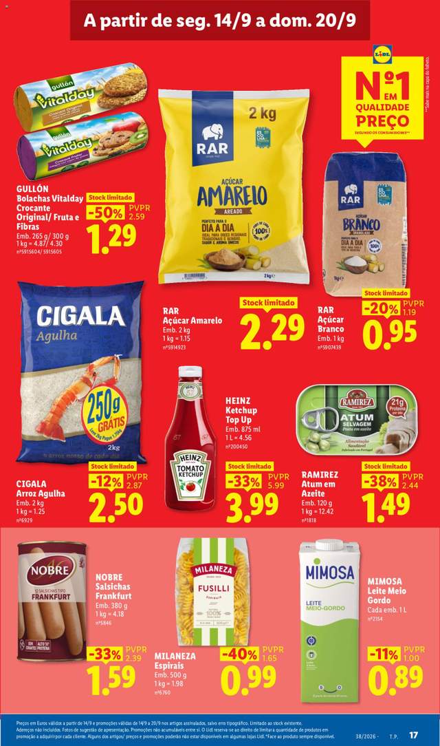 Novo folheto Lidl a partir de 14/09