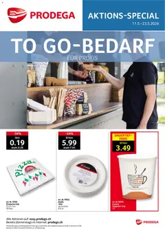 Vorschau des Merkblatts Prodega aktionen To Go Bedarf vom Shop Prodega gültig von 11.05.2026 bis 23.05.2026